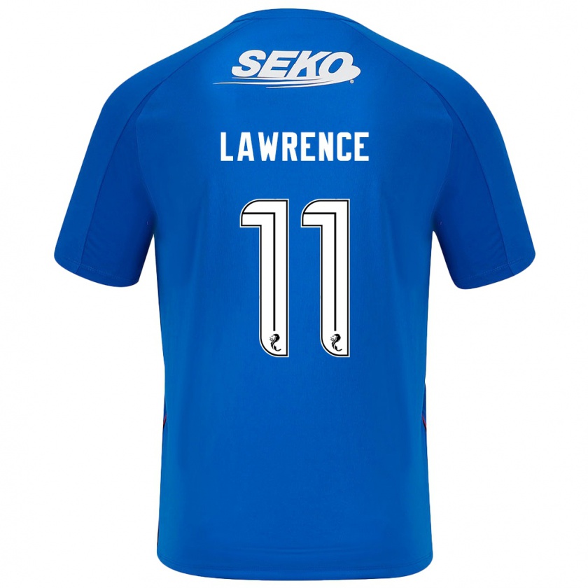 Kandiny Bambino Maglia Tom Lawrence #11 Blu Scuro Kit Gara Home 2024/25 Maglietta