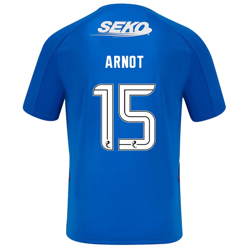 Kandiny Bambino Maglia Lizzie Arnot #15 Blu Scuro Kit Gara Home 2024/25 Maglietta