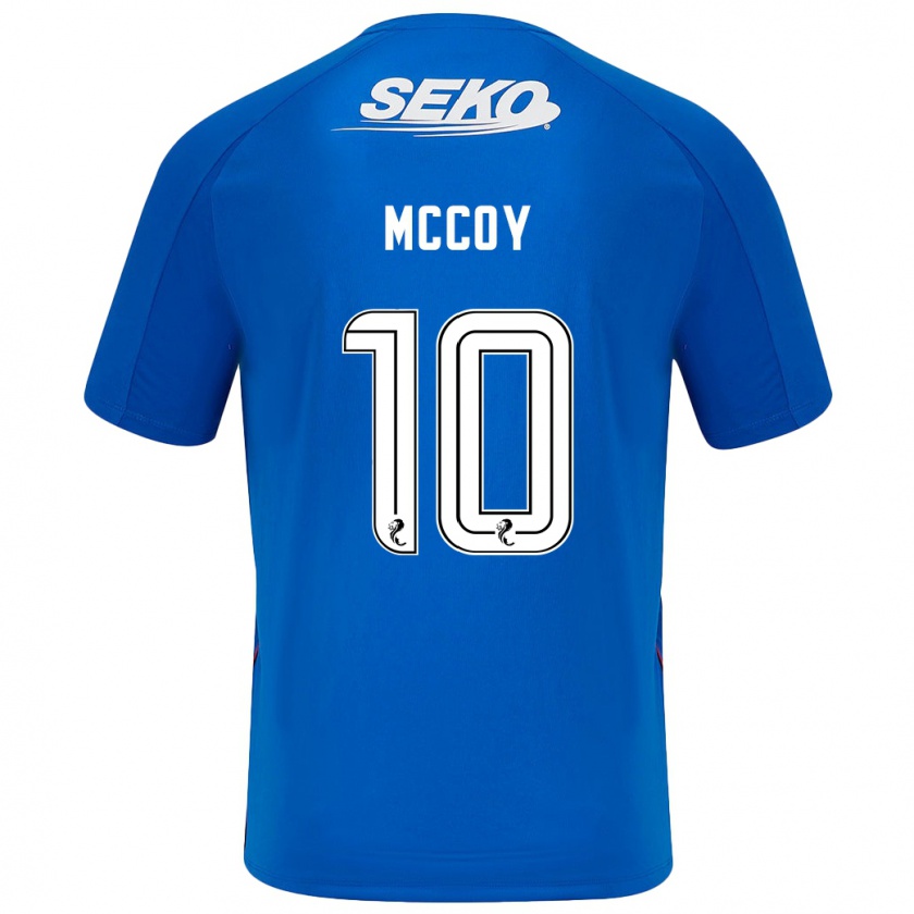 Kandiny Kinderen Kayla Mccoy #10 Donkerblauw Thuisshirt Thuistenue 2024/25 T-Shirt