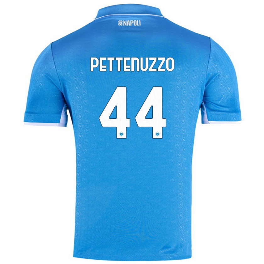 Kandiny Bambino Maglia Tecla Pettenuzzo #44 Azzurro Cielo Kit Gara Home 2024/25 Maglietta