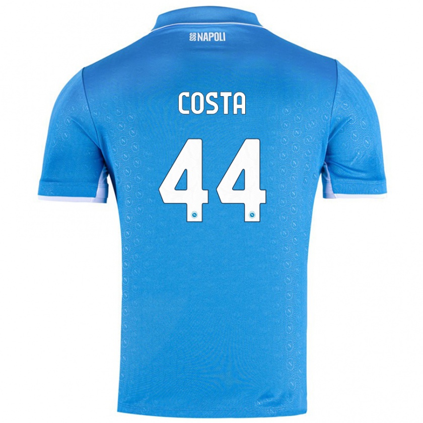 Kandiny Kinder Filippo Costa #44 Himmelblau Heimtrikot Trikot 2024/25 T-Shirt Österreich