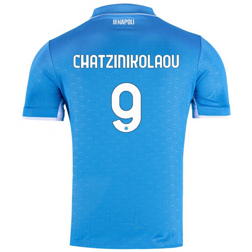 Kandiny Kinder Despoina Chatzinikolaou #9 Himmelblau Heimtrikot Trikot 2024/25 T-Shirt Österreich