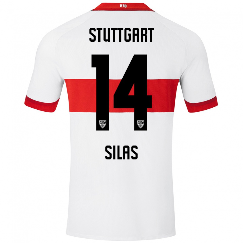 Kandiny Kinder Silas #14 Weiß Rot Heimtrikot Trikot 2024/25 T-Shirt Österreich