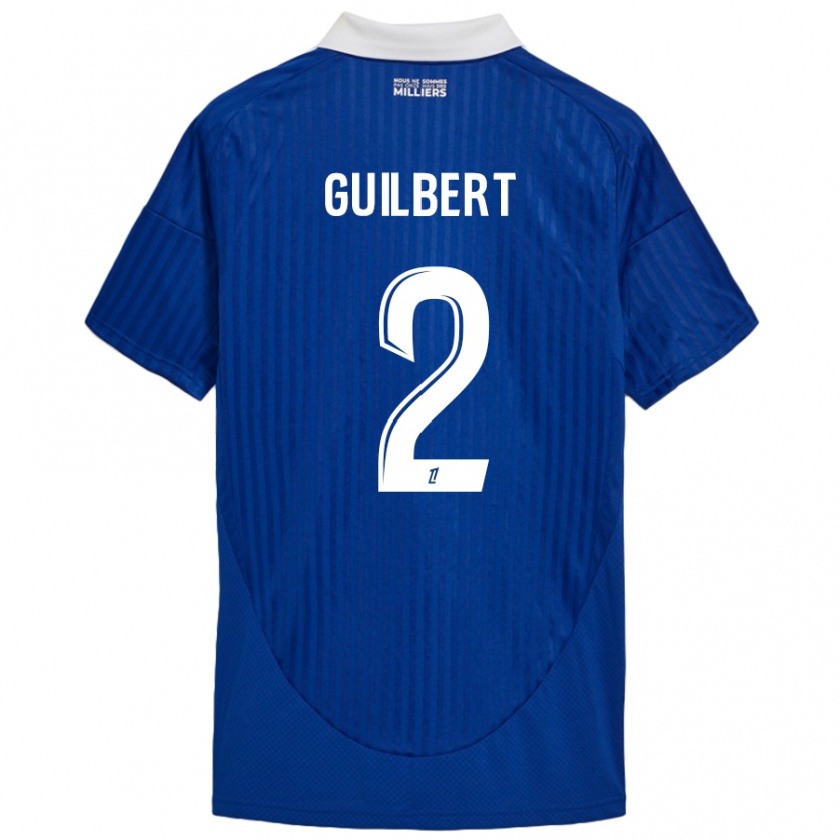 Kandiny Bambino Maglia Frédéric Guilbert #2 Blu Bianco Kit Gara Home 2024/25 Maglietta