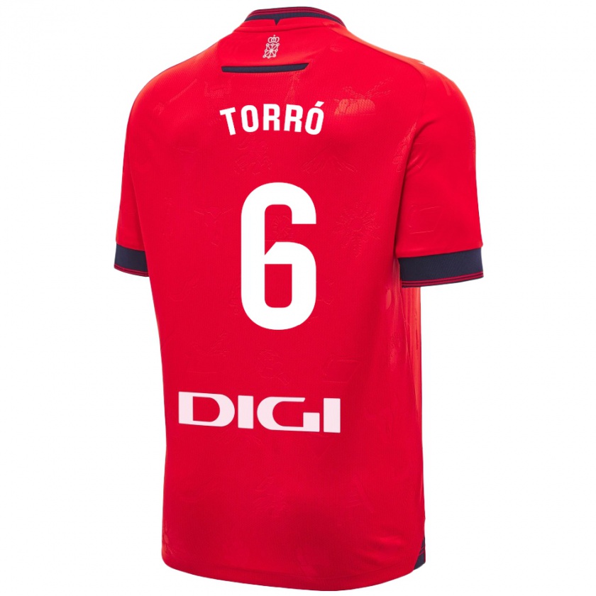 Kandiny Kinder Lucas Torró #6 Rot Weiß Heimtrikot Trikot 2024/25 T-Shirt Österreich