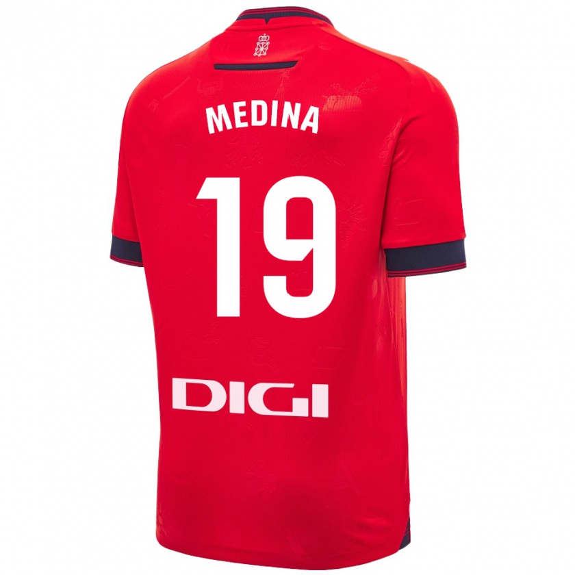 Kandiny Kinder Arantxa Medina Torreblanca #19 Rot Weiß Heimtrikot Trikot 2024/25 T-Shirt Österreich