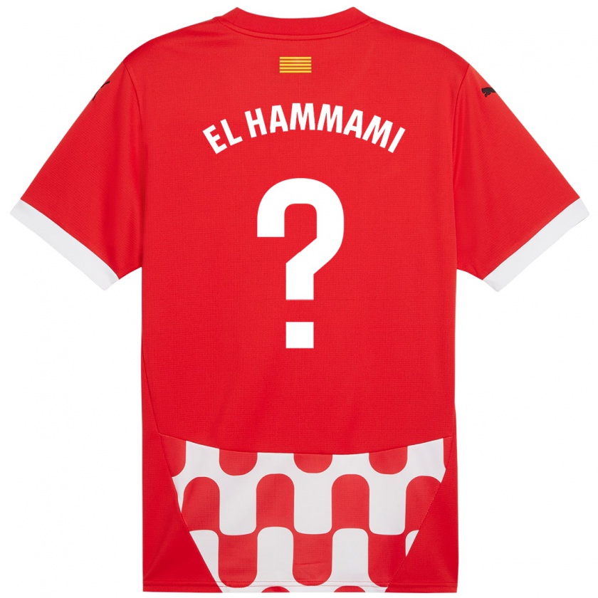 Kandiny Kinder Ayoub El Hammami #0 Rot Weiß Heimtrikot Trikot 2024/25 T-Shirt Österreich