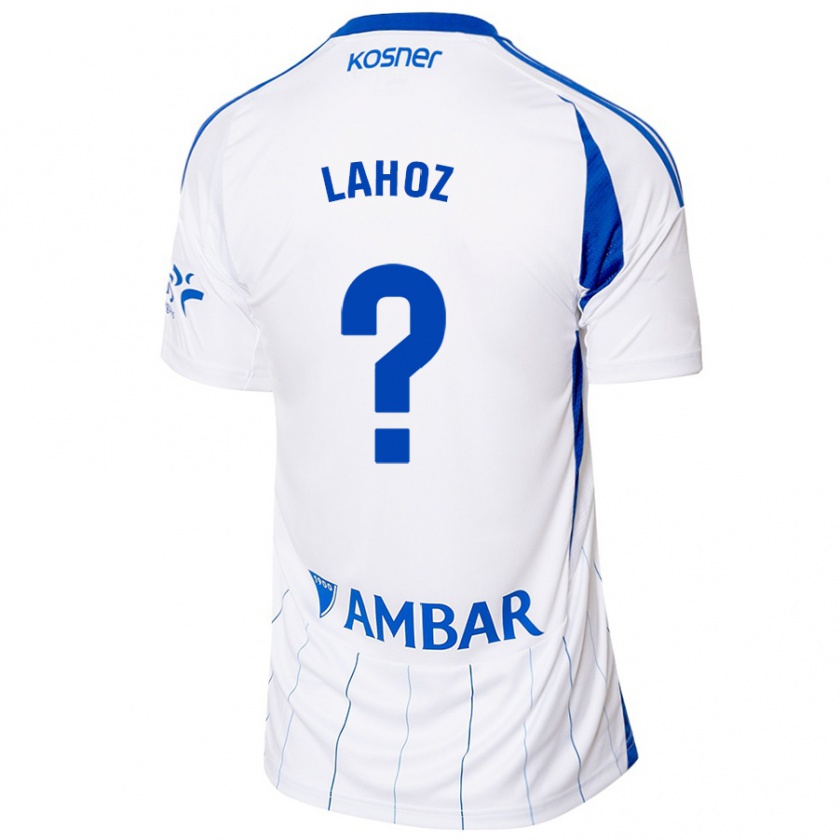 Kandiny Barn Álvaro Lahoz #0 Röd Vit Hemmatröja Matchtröjor 2024/25 Tröjor T-Tröja