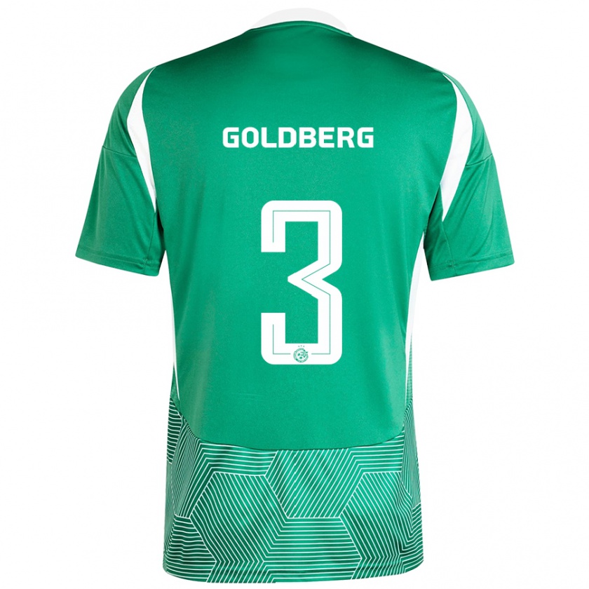 Kandiny Bambino Maglia Shon Goldberg #3 Verde Bianco Kit Gara Home 2024/25 Maglietta