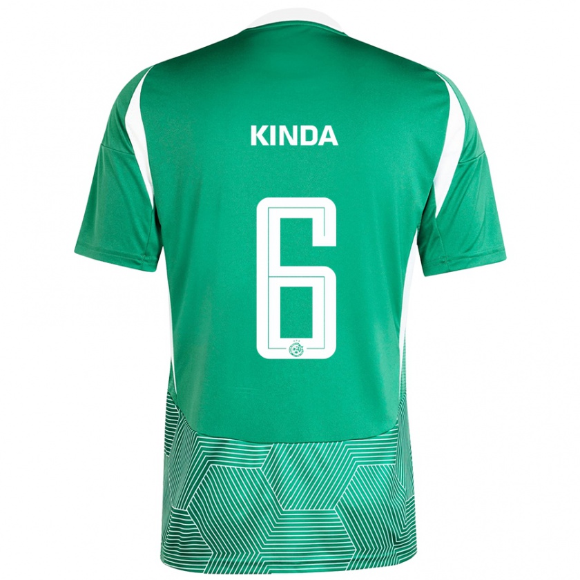 Kandiny Bambino Maglia Gadi Kinda #6 Verde Bianco Kit Gara Home 2024/25 Maglietta