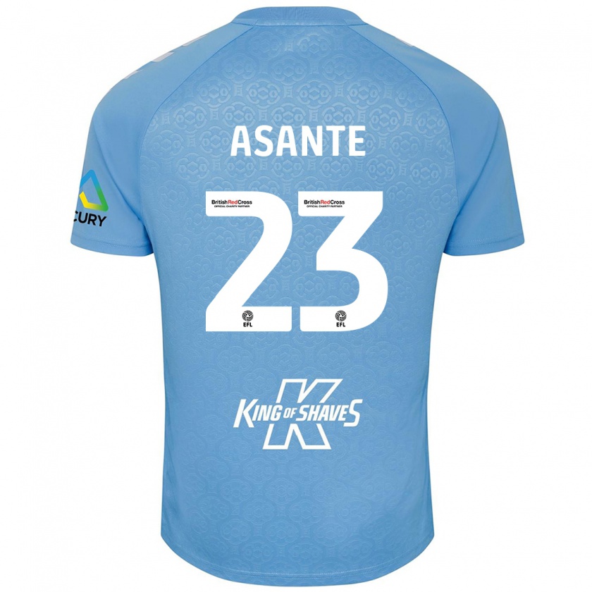 Kandiny Bambino Maglia Brandon Thomas-Asante #23 Blu Bianco Kit Gara Home 2024/25 Maglietta