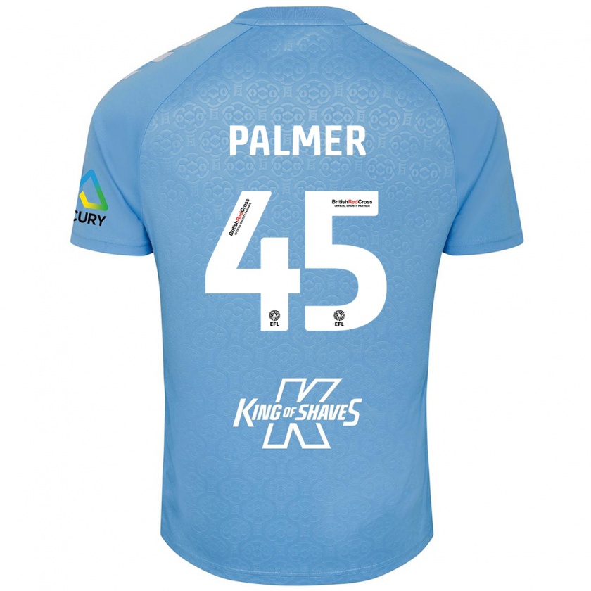 Kandiny Bambino Maglia Kasey Palmer #45 Blu Bianco Kit Gara Home 2024/25 Maglietta