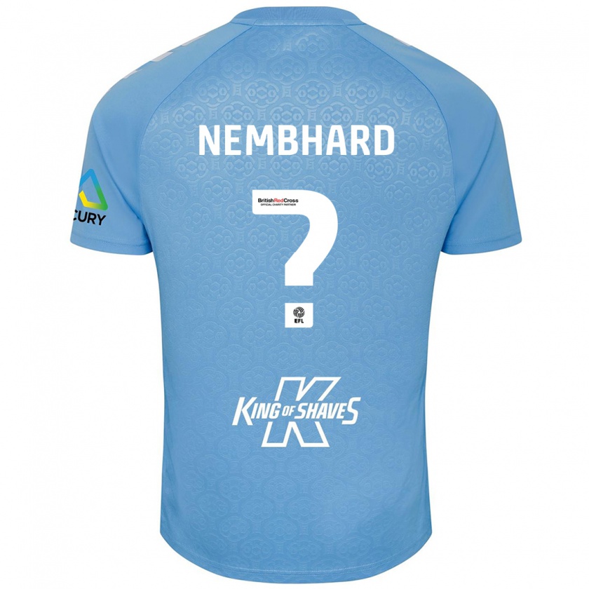 Kandiny Kinderen Kesiah Nembhard #0 Blauw Wit Thuisshirt Thuistenue 2024/25 T-Shirt