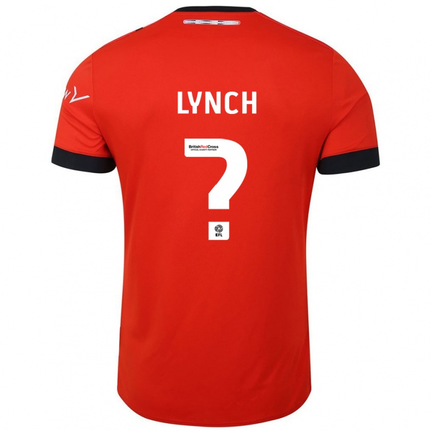 Kandiny Niño Camiseta Oliver Lynch #0 Naranja Negro 1ª Equipación 2024/25 La Camisa México