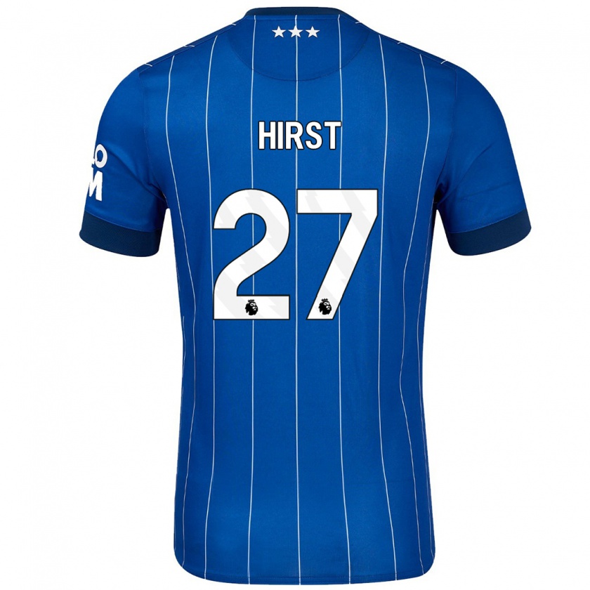 Kandiny Bambino Maglia George Hirst #27 Blu Navy Kit Gara Home 2024/25 Maglietta