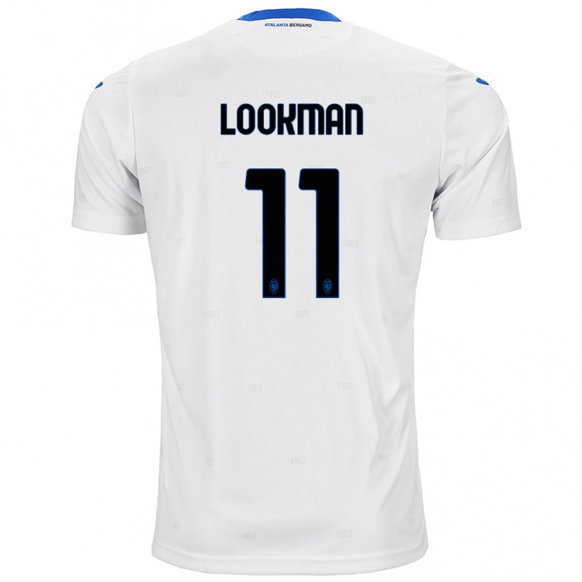 Kandiny Kinderen Ademola Lookman #11 Wit Uitshirt Uittenue 2024/25 T-Shirt België