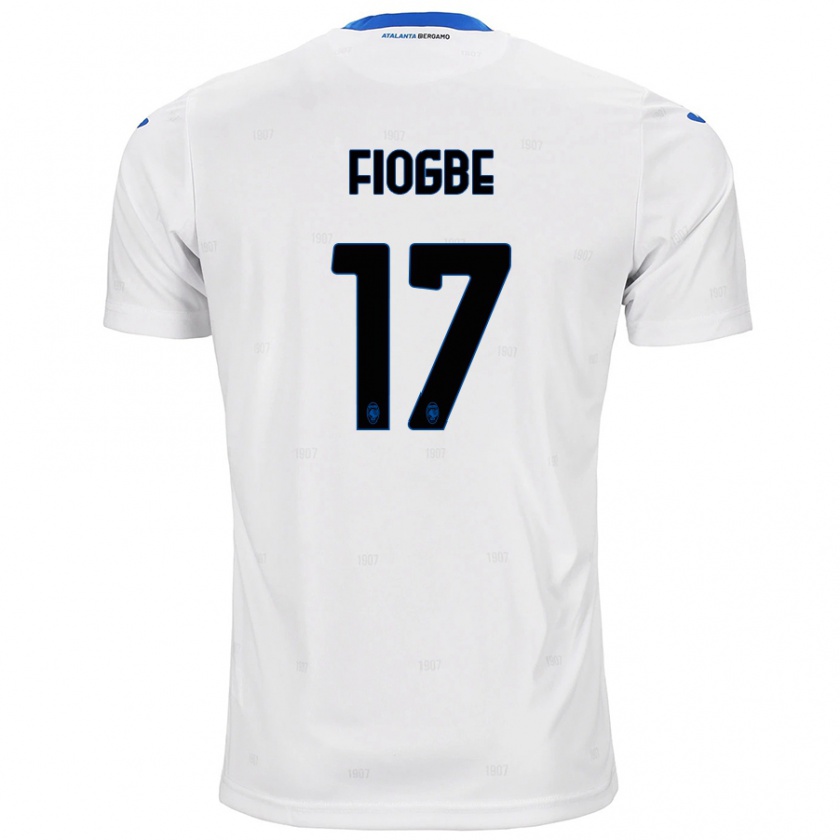 Kandiny Bambino Maglia Candas Fiogbe #17 Bianco Kit Gara Away 2024/25 Maglietta