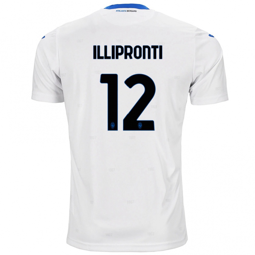 Kandiny Kinderen Filippo Illipronti #12 Wit Uitshirt Uittenue 2024/25 T-Shirt