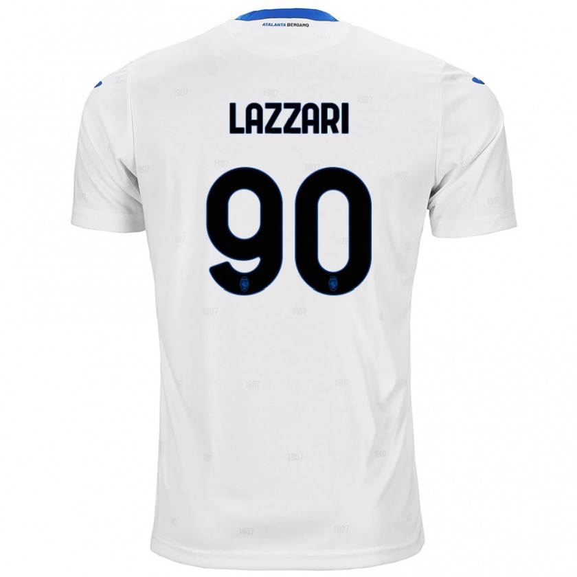 Kandiny Bambino Maglia Ilaria Lazzari #90 Bianco Kit Gara Away 2024/25 Maglietta