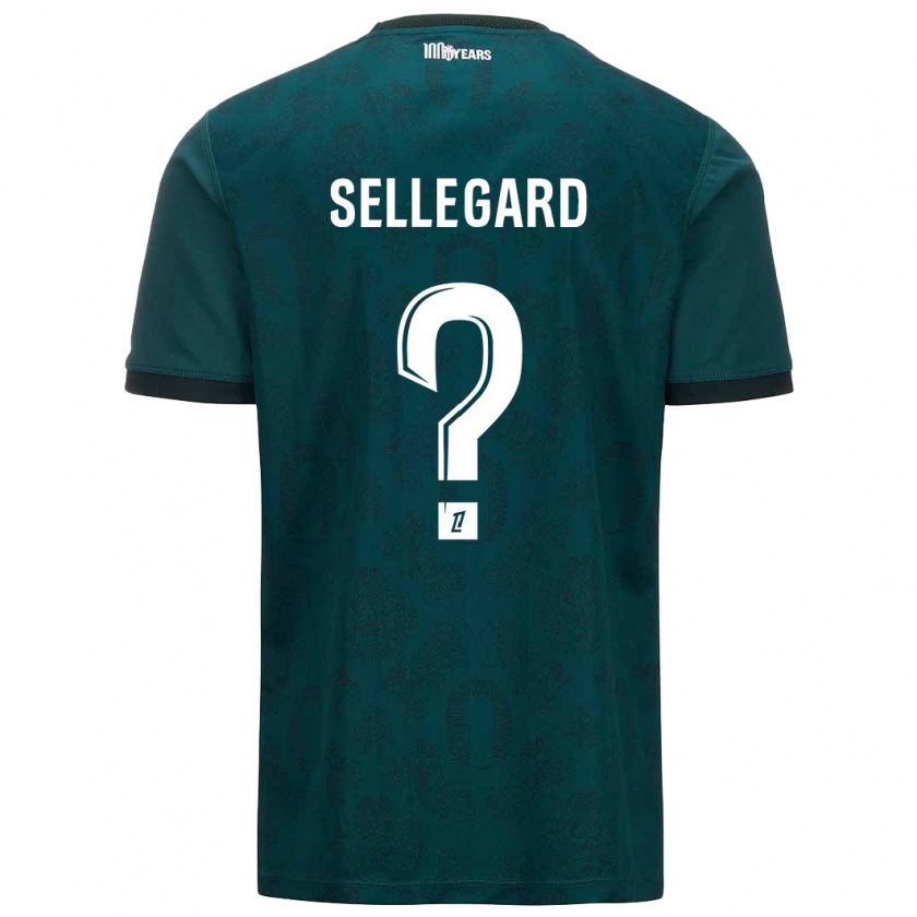 Kandiny Criança Camisola Alexander Sellegard #0 Verde Escuro Alternativa 2024/25 Camisa Brasil