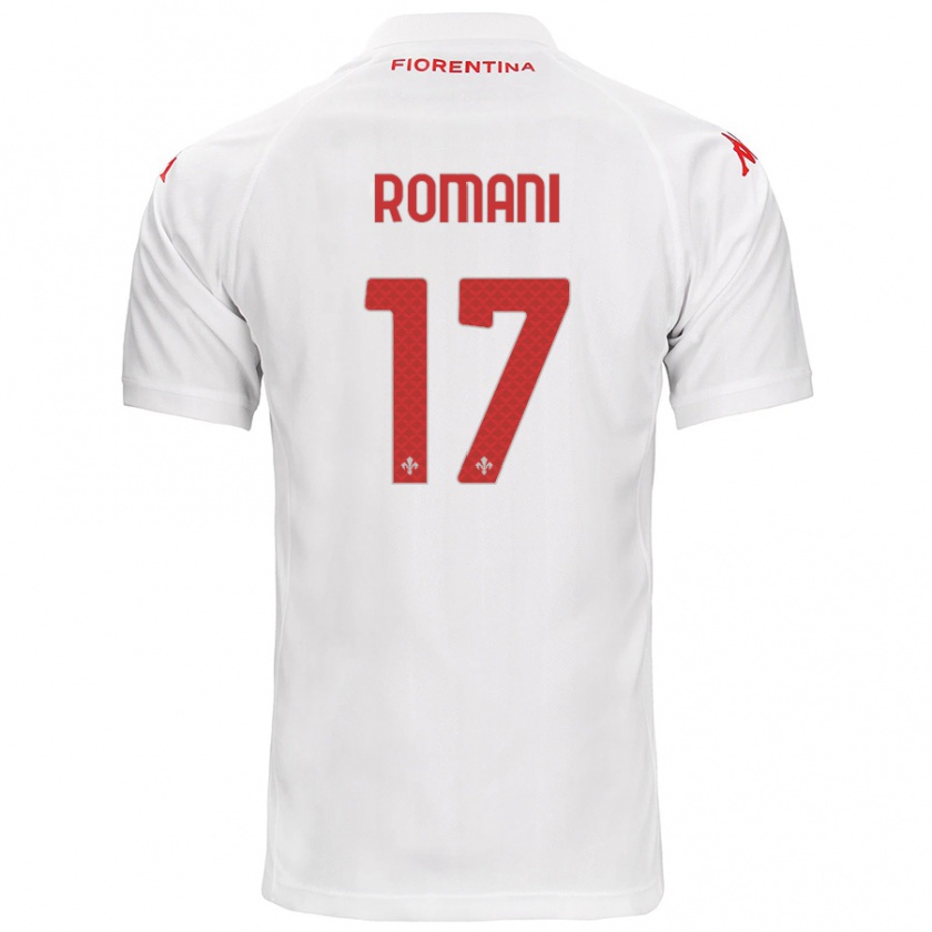 Kandiny Kinder Lorenzo Romani #17 Weiß Auswärtstrikot Trikot 2024/25 T-Shirt Österreich