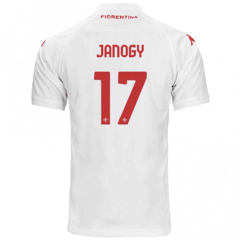 Kandiny Kinderen Madelen Janogy #17 Wit Uitshirt Uittenue 2024/25 T-Shirt