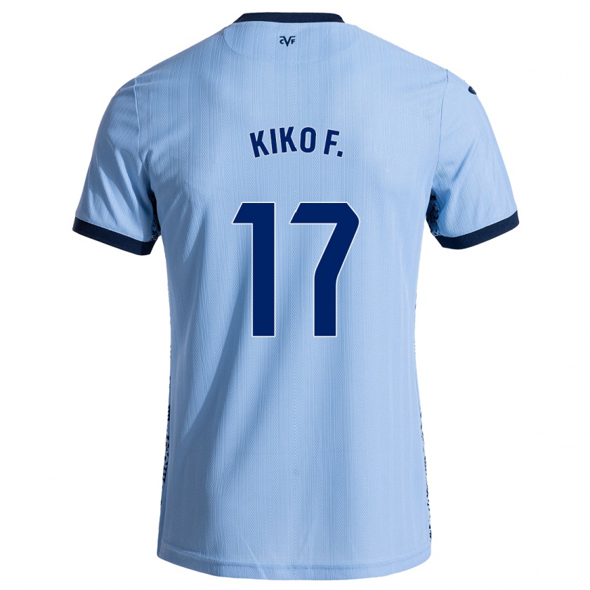 Kandiny Niño Camiseta Kiko Femenía #17 Azul Cielo 2ª Equipación 2024/25 La Camisa