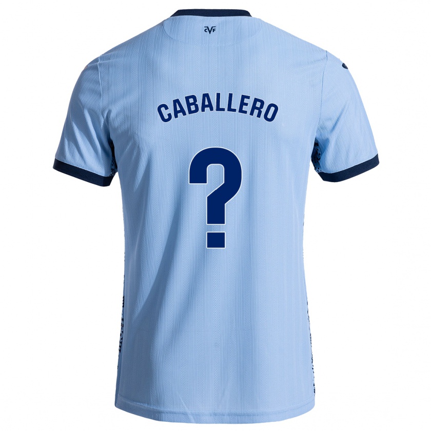 Kandiny Kinder Jesús Caballero #0 Himmelblau Auswärtstrikot Trikot 2024/25 T-Shirt Österreich