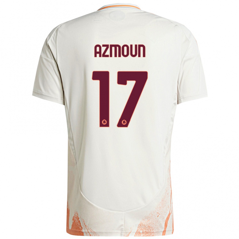 Kandiny Kinder Sardar Azmoun #17 Cremeweiß Orange Auswärtstrikot Trikot 2024/25 T-Shirt Österreich