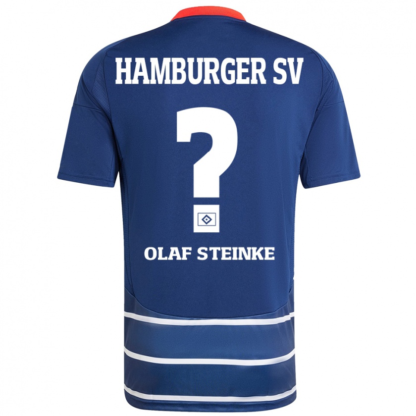 Kandiny Kinder Eric Olaf Steinke #0 Dunkelblau Auswärtstrikot Trikot 2024/25 T-Shirt Österreich