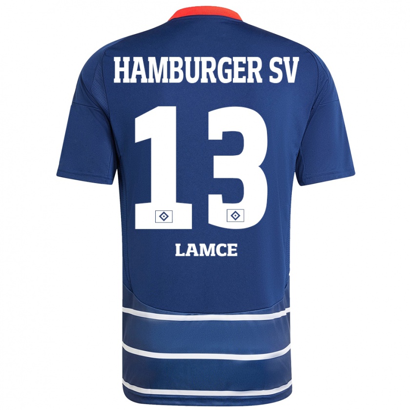 Kandiny Kinder Benjamin Lamce #13 Dunkelblau Auswärtstrikot Trikot 2024/25 T-Shirt Österreich