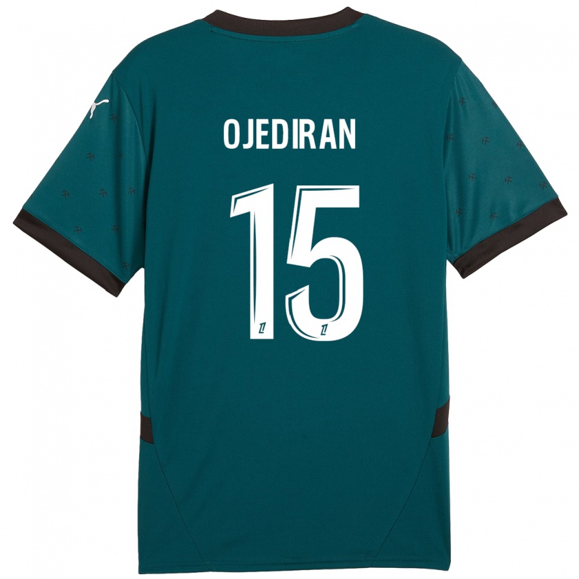 Kandiny Kinderen Hamzat Ojediran #15 Donkergroen Uitshirt Uittenue 2024/25 T-Shirt