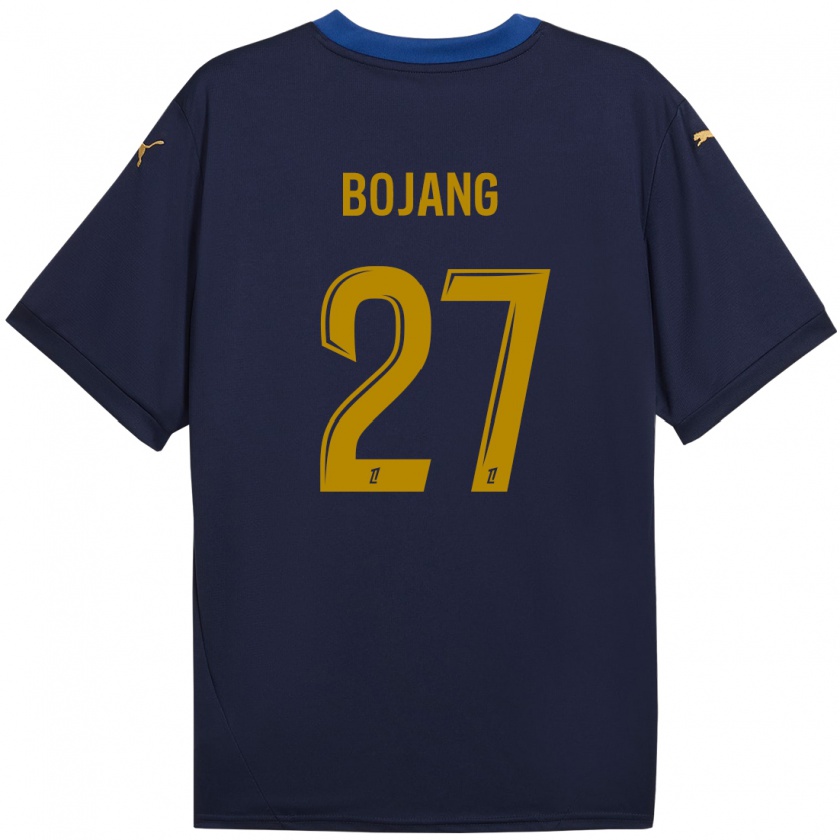 Kandiny Kinder Adama Bojang #27 Marineblau Gold Auswärtstrikot Trikot 2024/25 T-Shirt Österreich