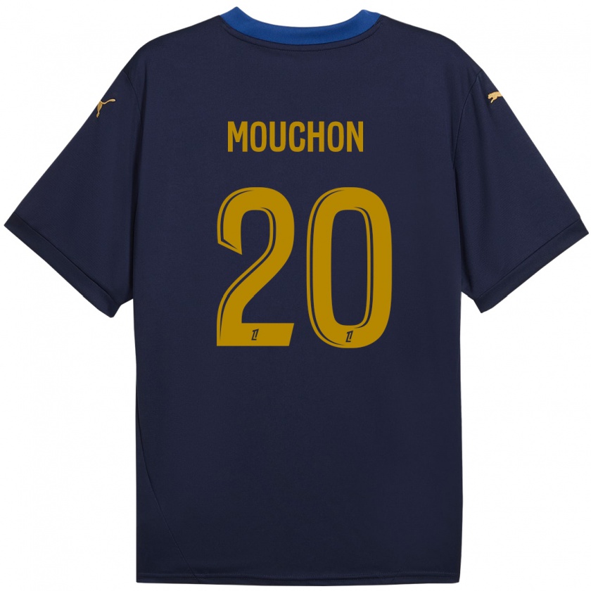 Kandiny Bambino Maglia Noémie Mouchon #20 Blu Navy Kit Gara Away 2024/25 Maglietta