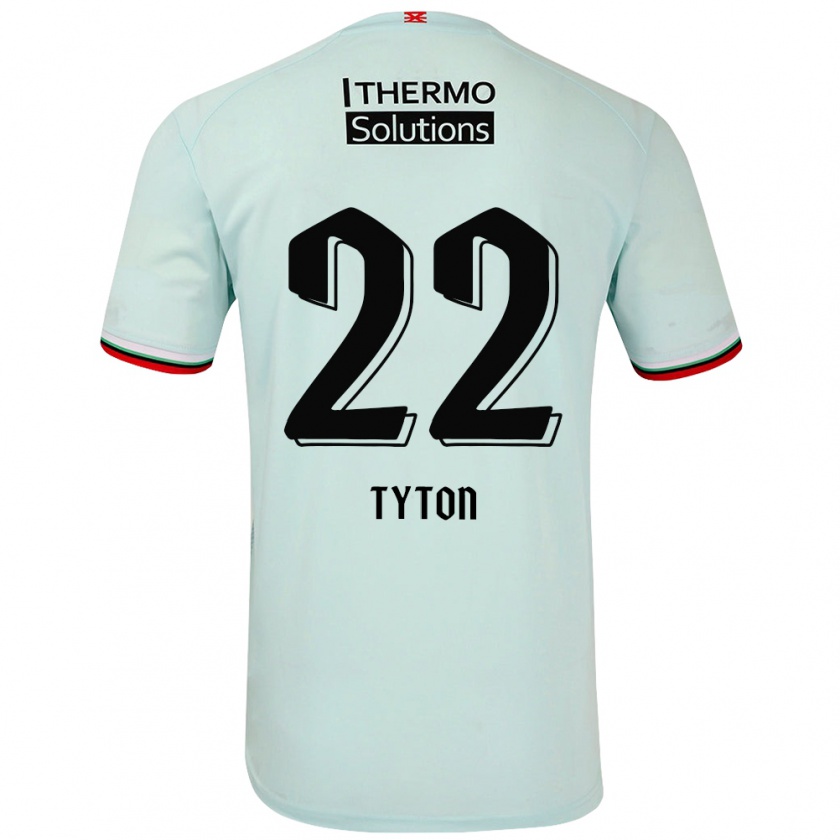 Kandiny Kinderen Przemyslaw Tyton #22 Lichtgroen Uitshirt Uittenue 2024/25 T-Shirt