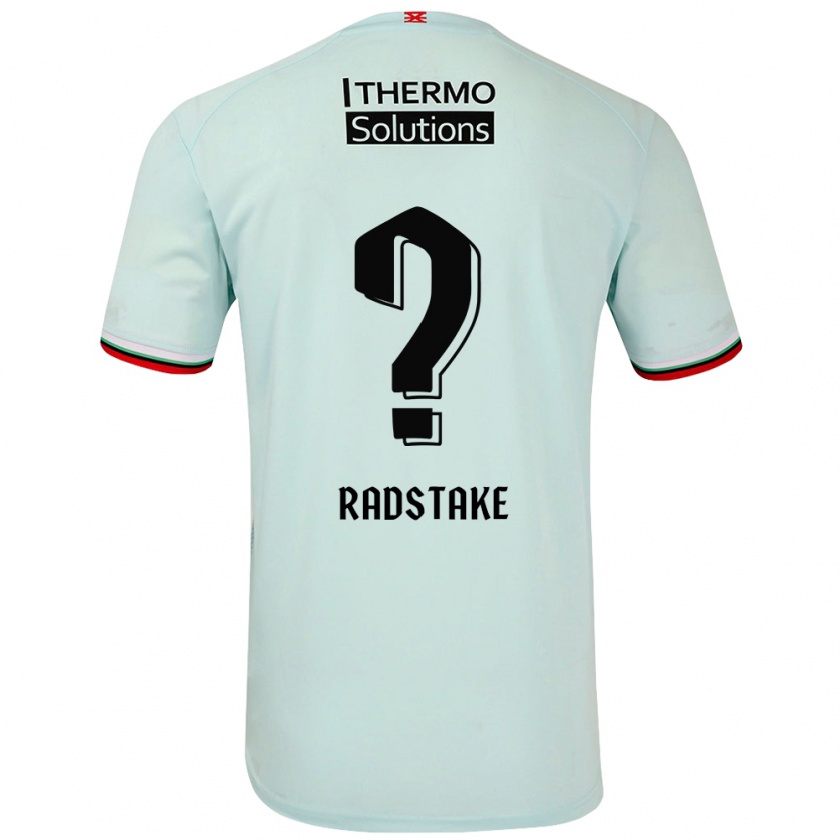 Kandiny Kinderen Ruben Radstake #0 Lichtgroen Uitshirt Uittenue 2024/25 T-Shirt België