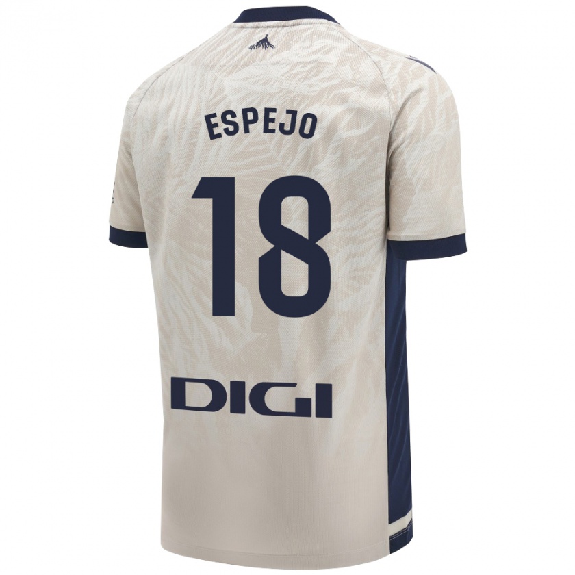 Kandiny Kinderen Diego Espejo #18 Lichtgrijs Uitshirt Uittenue 2024/25 T-Shirt