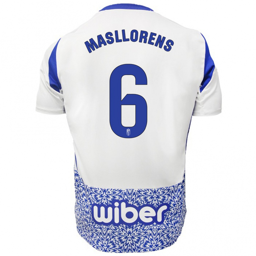 Kandiny Kinder José Masllorens #6 Weiß Blau Auswärtstrikot Trikot 2024/25 T-Shirt Österreich