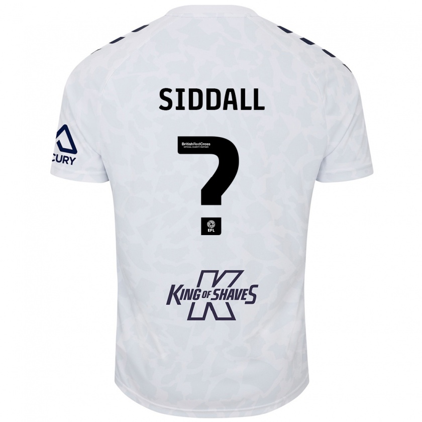 Kandiny Bambino Maglia Rylie Siddall #0 Bianco Kit Gara Away 2024/25 Maglietta