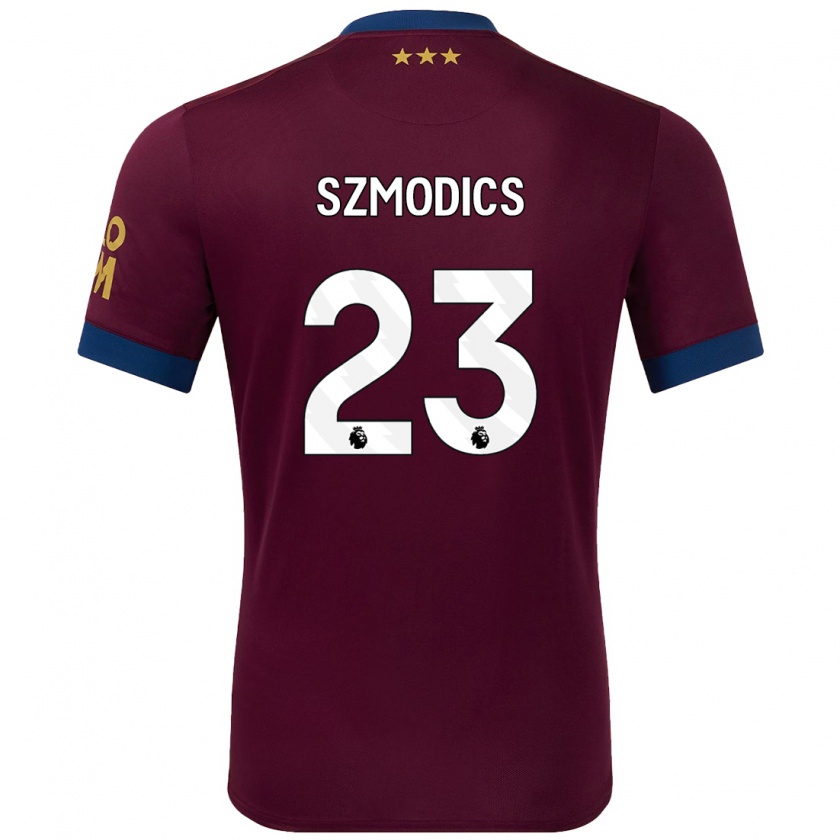 Kandiny Barn Sammie Szmodics #23 Brun Bortatröja Matchtröjor 2024/25 Tröjor T-Tröja