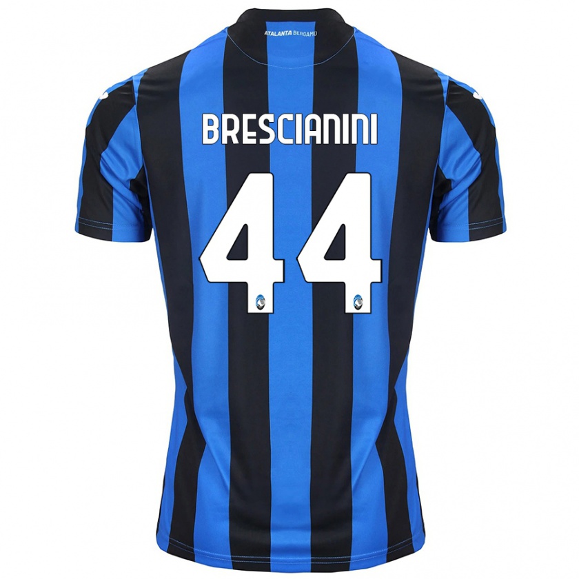 Kandiny Hombre Camiseta Marco Brescianini #44 Azul Negro 1ª Equipación 2024/25 La Camisa