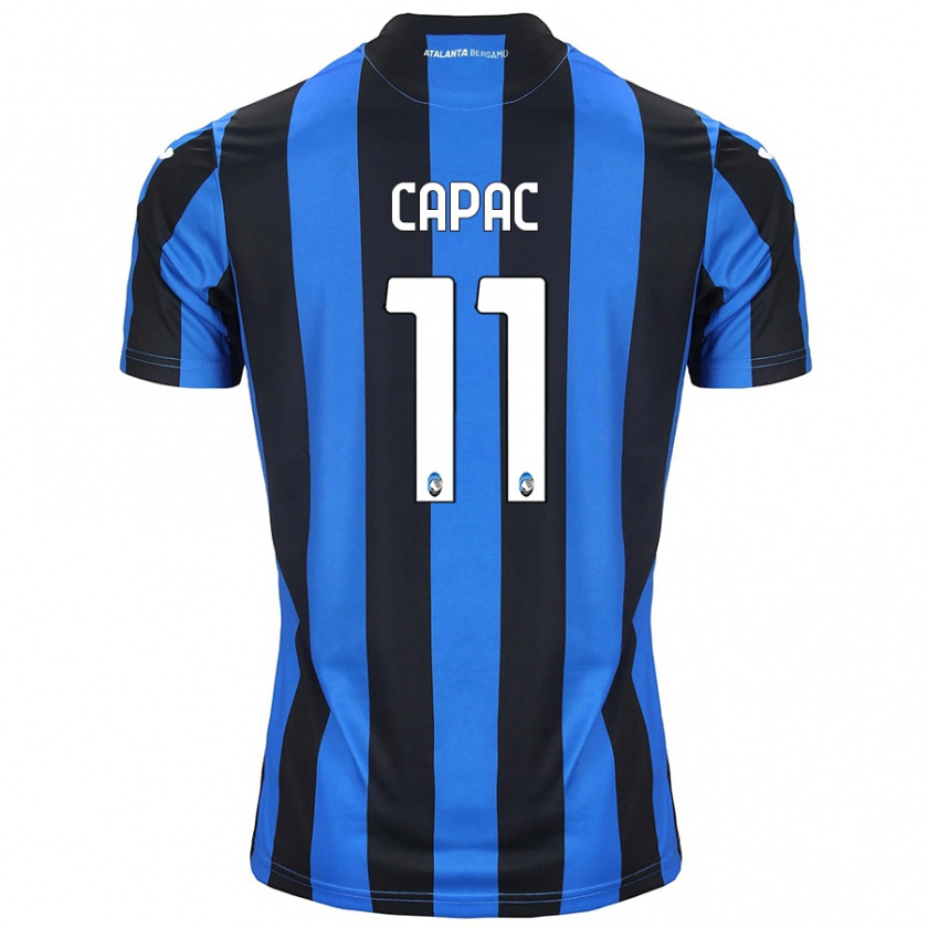 Kandiny Heren Alexandru Capac #11 Blauw Zwart Thuisshirt Thuistenue 2024/25 T-Shirt