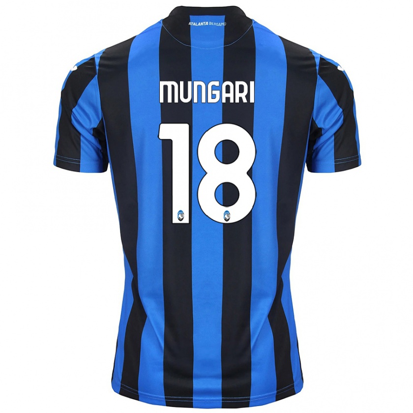 Kandiny Heren Giuseppe Mungari #18 Blauw Zwart Thuisshirt Thuistenue 2024/25 T-Shirt