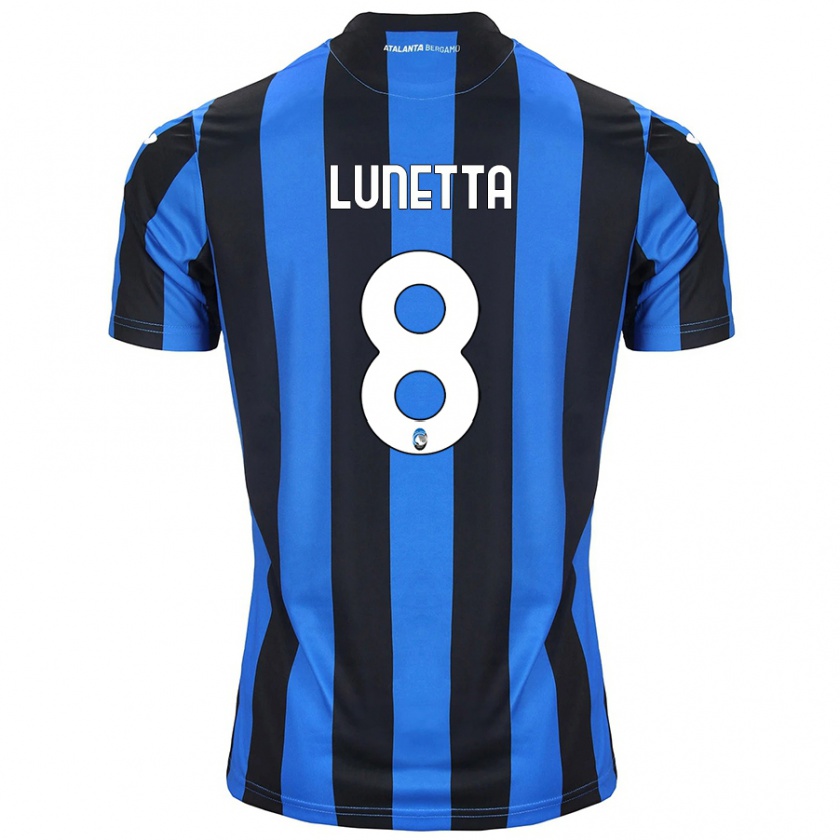 Kandiny Heren Gabriel Lunetta #8 Blauw Zwart Thuisshirt Thuistenue 2024/25 T-Shirt