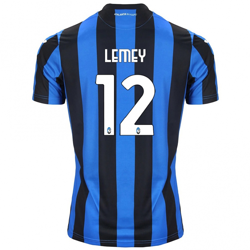 Kandiny Heren Diede Lemey #12 Blauw Zwart Thuisshirt Thuistenue 2024/25 T-Shirt