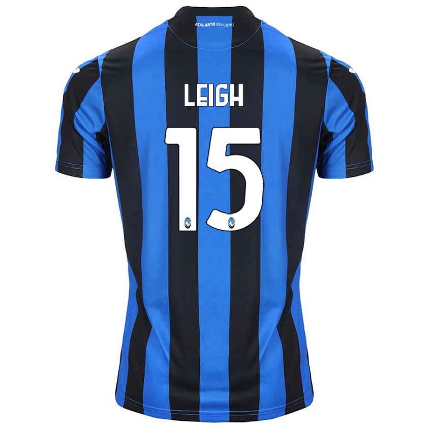 Kandiny Uomo Maglia Adrienne Leigh #15 Blu Nero Kit Gara Home 2024/25 Maglietta