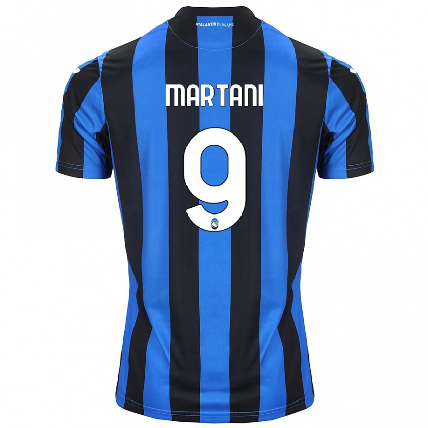 Kandiny Uomo Maglia Alice Martani #9 Blu Nero Kit Gara Home 2024/25 Maglietta