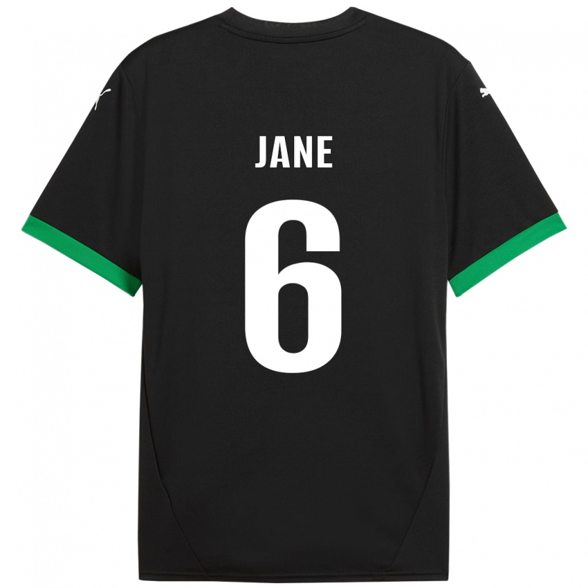 Kandiny Hombre Camiseta Refiloe Jane #6 Negro Verde Oscuro 1ª Equipación 2024/25 La Camisa