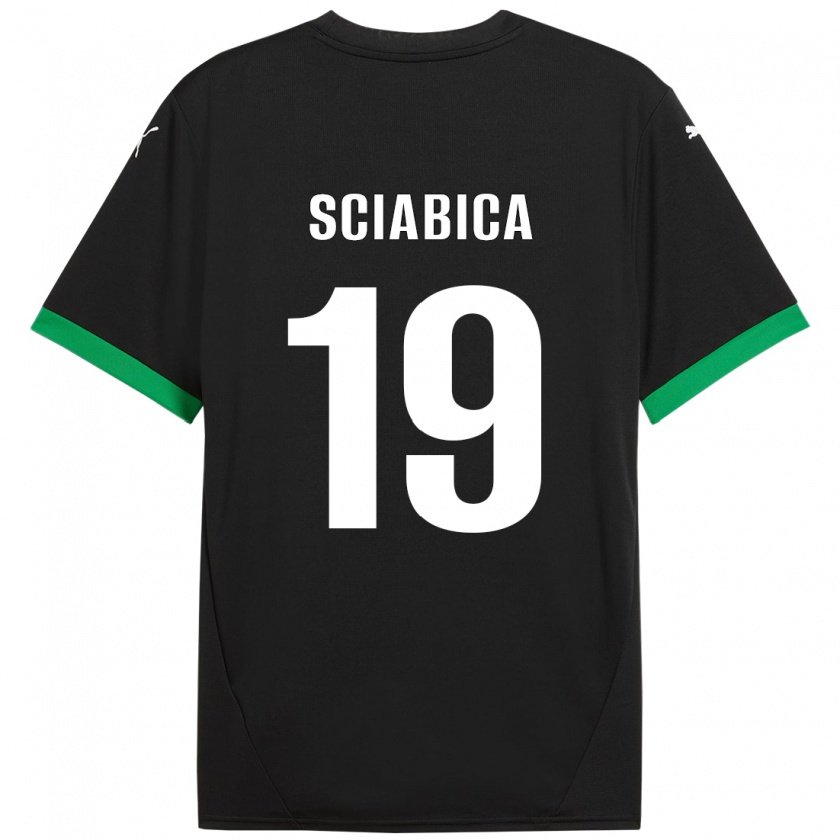 Kandiny Hombre Camiseta Manuela Sciabica #19 Negro Verde Oscuro 1ª Equipación 2024/25 La Camisa México