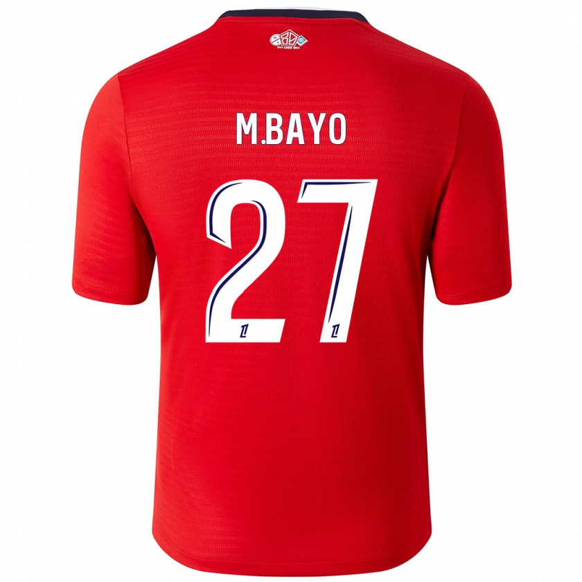 Kandiny Uomo Maglia Mohamed Bayo #27 Rosso Bianco Kit Gara Home 2024/25 Maglietta